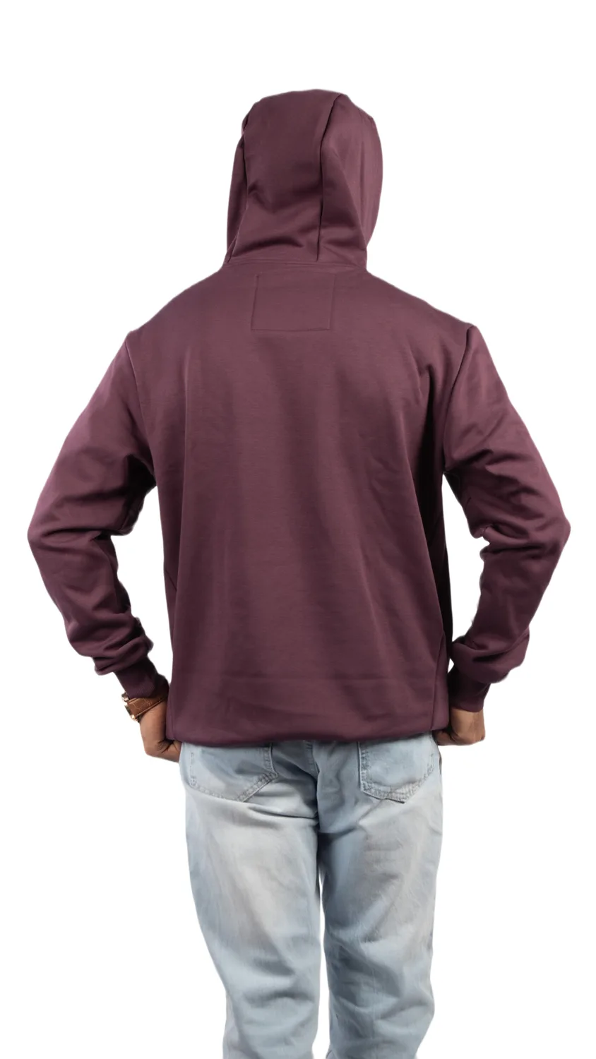 GLAMOR Signature Hoodie Purple Back View