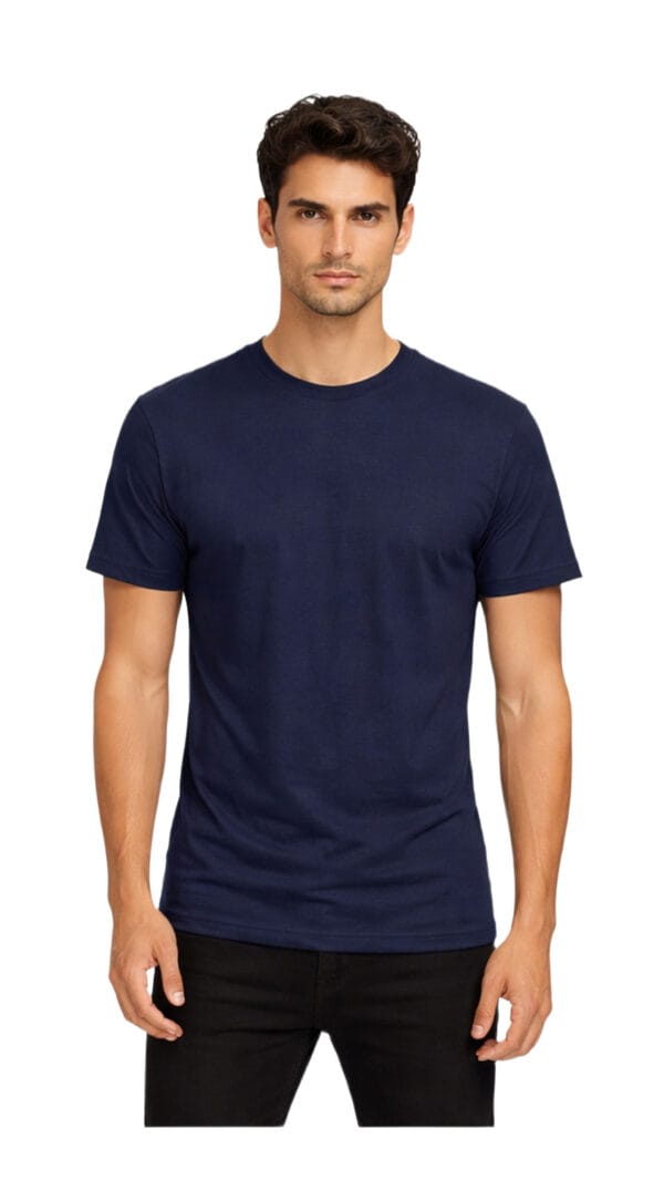 GLAMOR Essential Tee Navy Blue Front View