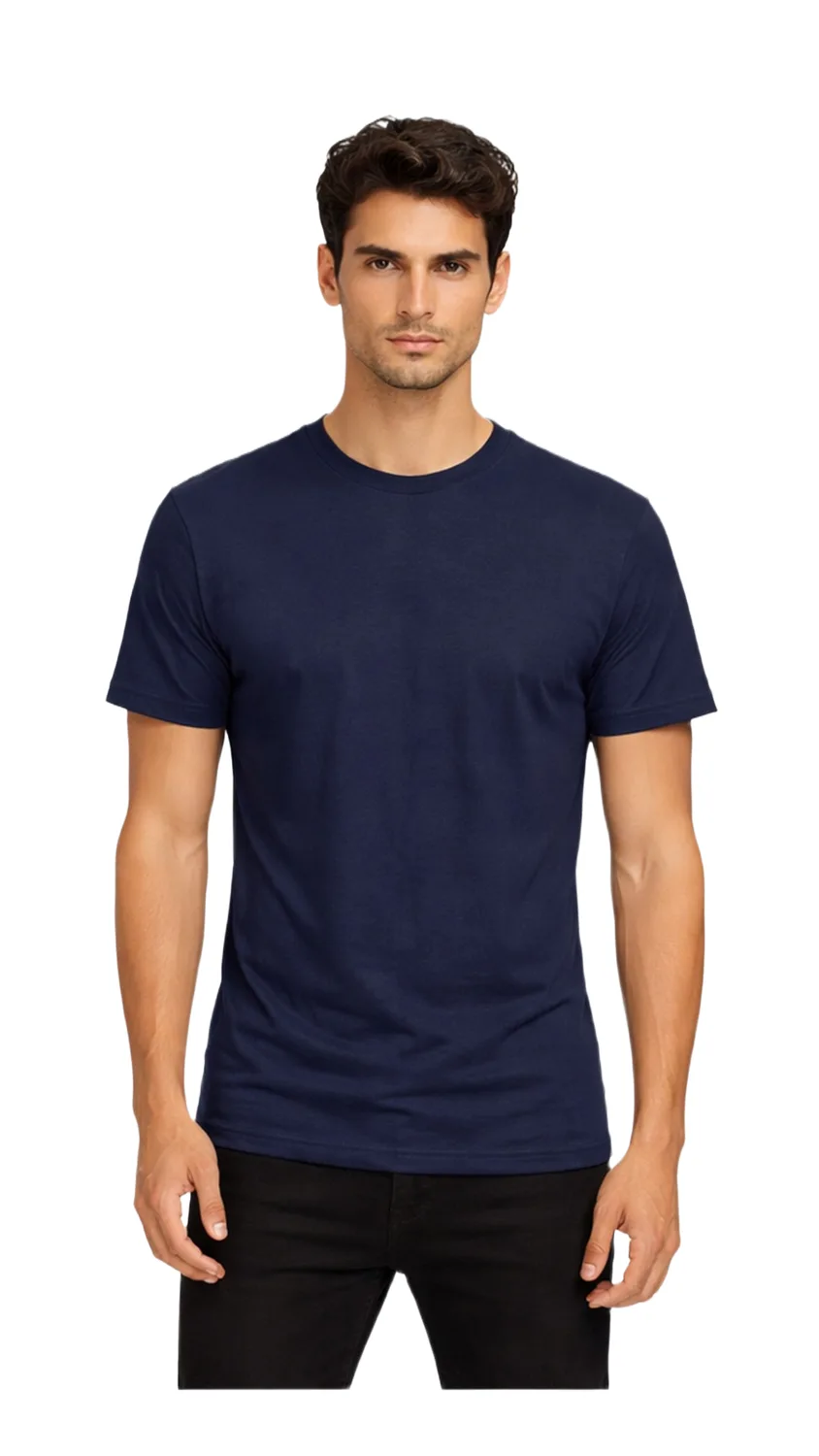 GLAMOR Essential Tee Navy Blue Front View