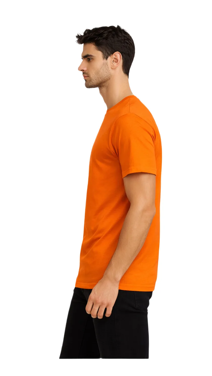 GLAMOR Essential Tee Hot Orange Side View