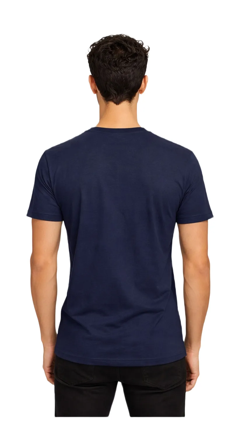 GLAMOR Essential Tee Navy Blue Back View