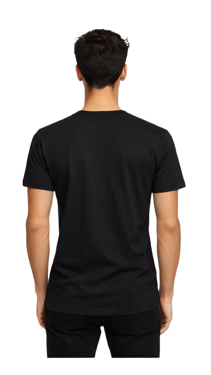 GLAMOR Essential Tee Midnight Black Back View