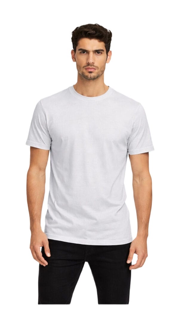 GLAMOR Essential Tee Silver Grey Front View