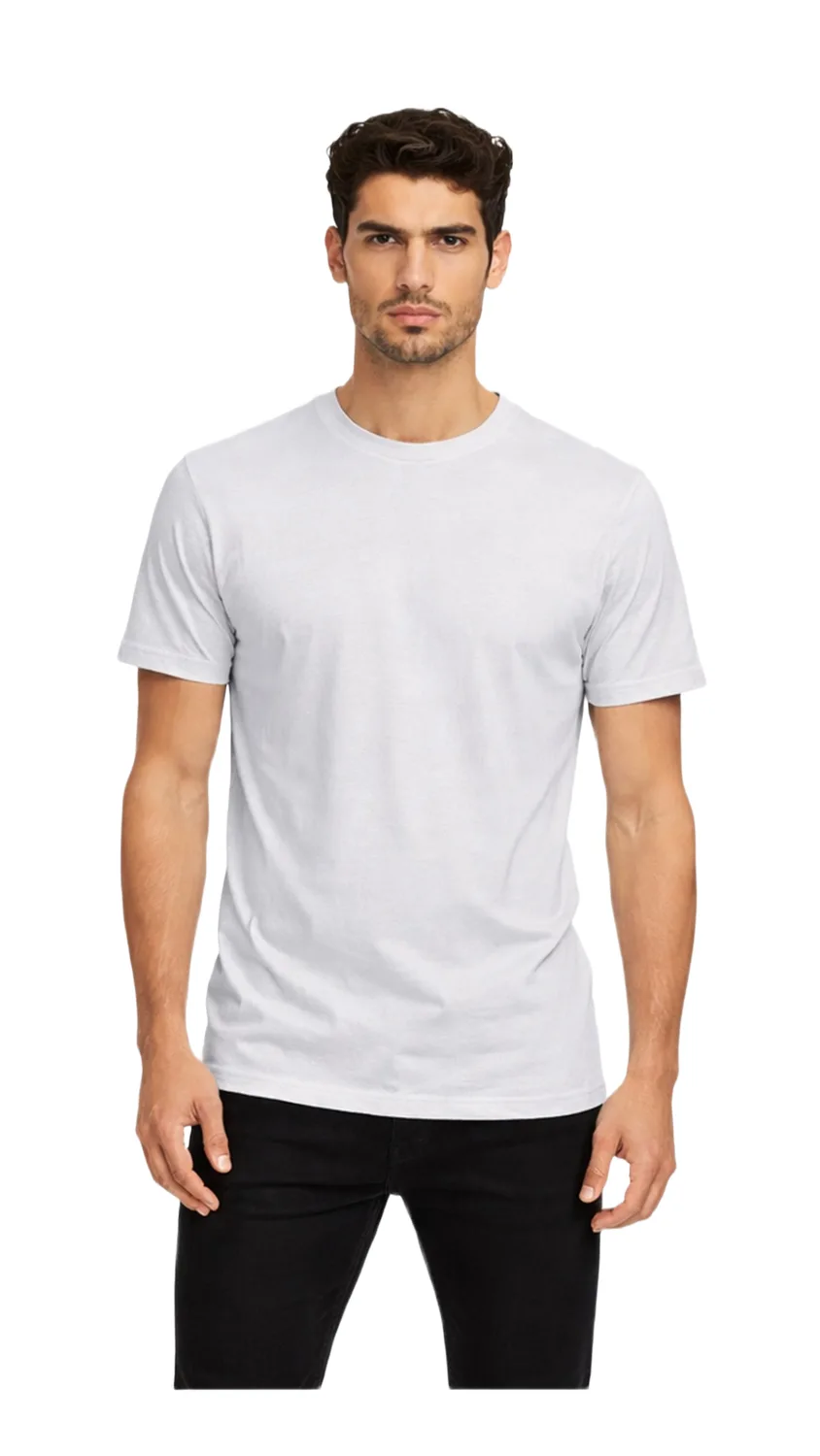 GLAMOR Essential Tee Silver Grey Front View
