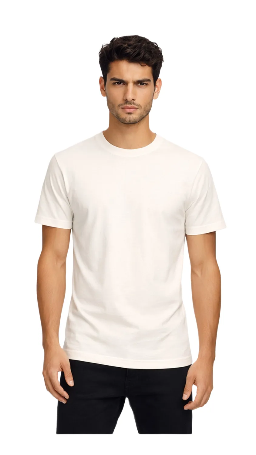 GLAMOR Essential Tee Off White Front View