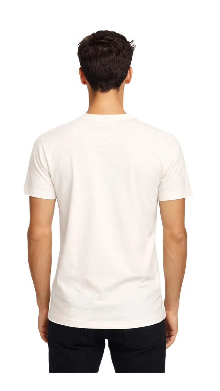 GLAMOR Essential Tee Off White Back View